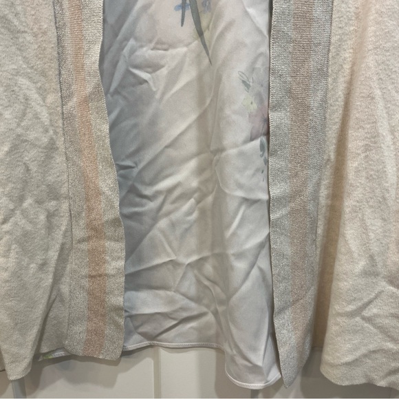 Ted Baker Women’s Miyyaa Decadence Woven Open Front Cardigan Cream Floral Size 1 - Picture 8 of 10